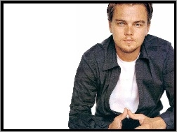 Leonardo DiCaprio, czarna koszula